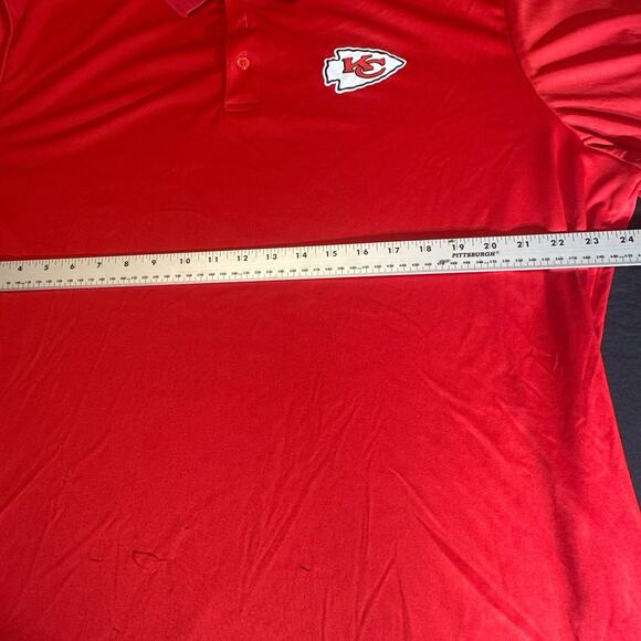 Fanatics Kansas City Chiefs Red Polo Men’s Size 3XL - Picture 5 of 8
